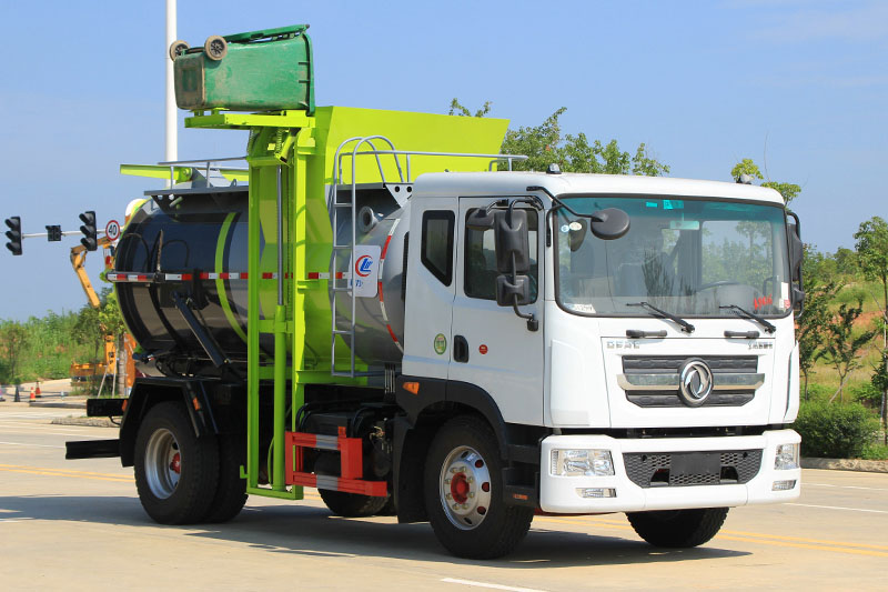 東風(fēng)D9國六 8方 圓罐餐廚垃圾車