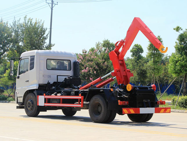 東風天錦國六車廂可卸式垃圾車圖片4